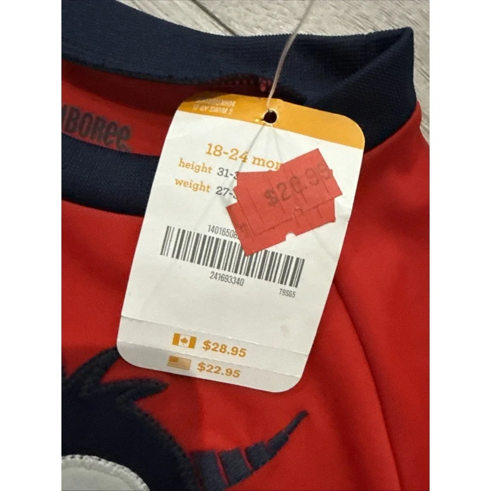 NWT 2017 Gymboree Swim Shop Monster Skate Board Rash Guard Top Boys 18-24‎ M